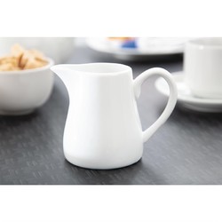 Horecaplaats.nu | Olympia Whiteware melkkannetjes met handvat 21,2cl