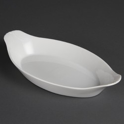 Horecaplaats.nu | Olympia Whiteware ovale gratineerschalen 29x16,6cm