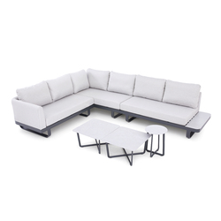 Horecaplaats.nu | Fellow Aluminium Loungeset - Anthracite-Licht Grijs