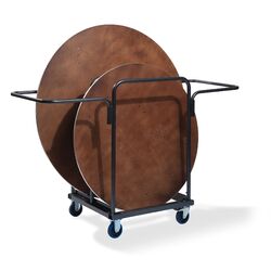 Horecaplaats.nu | Klaptafel rond Trolley voor 8 tafels, 80x75x124cm (LxBxH), T90500