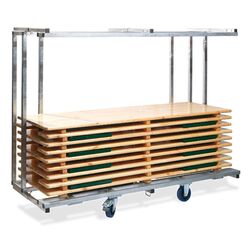 Horecaplaats.nu | Bierset Trolley Professional, voor 10 complete biersets, 231,5x59-89x180,5cm (LxBxH), T90810