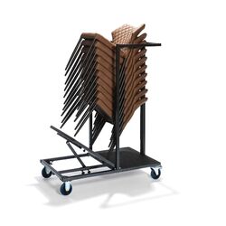 Horecaplaats.nu | Uni Stack Trolley voor alle stapelbare stoelen en barkrukken, 115x60x150cm (LxBxH), T90930