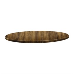 Horecaplaats.nu | Topalit Classic Line rond tafelblad Atacama kersenhout 60cm