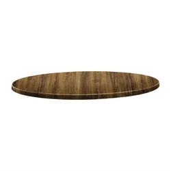 Horecaplaats.nu | Topalit Classic Line rond tafelblad Atacama kersenhout 70cm