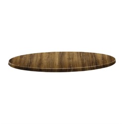 Horecaplaats.nu | Topalit Classic Line rond tafelblad Atacama kersenhout 80cm