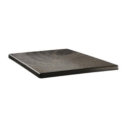 Horecaplaats.nu | Topalit Classic Line vierkant tafelblad hout 70cm