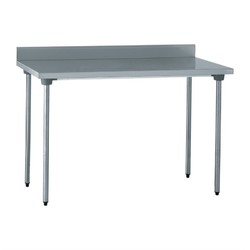 Horecaplaats.nu | Tournus RVS werktafel met achteropstand 180cm